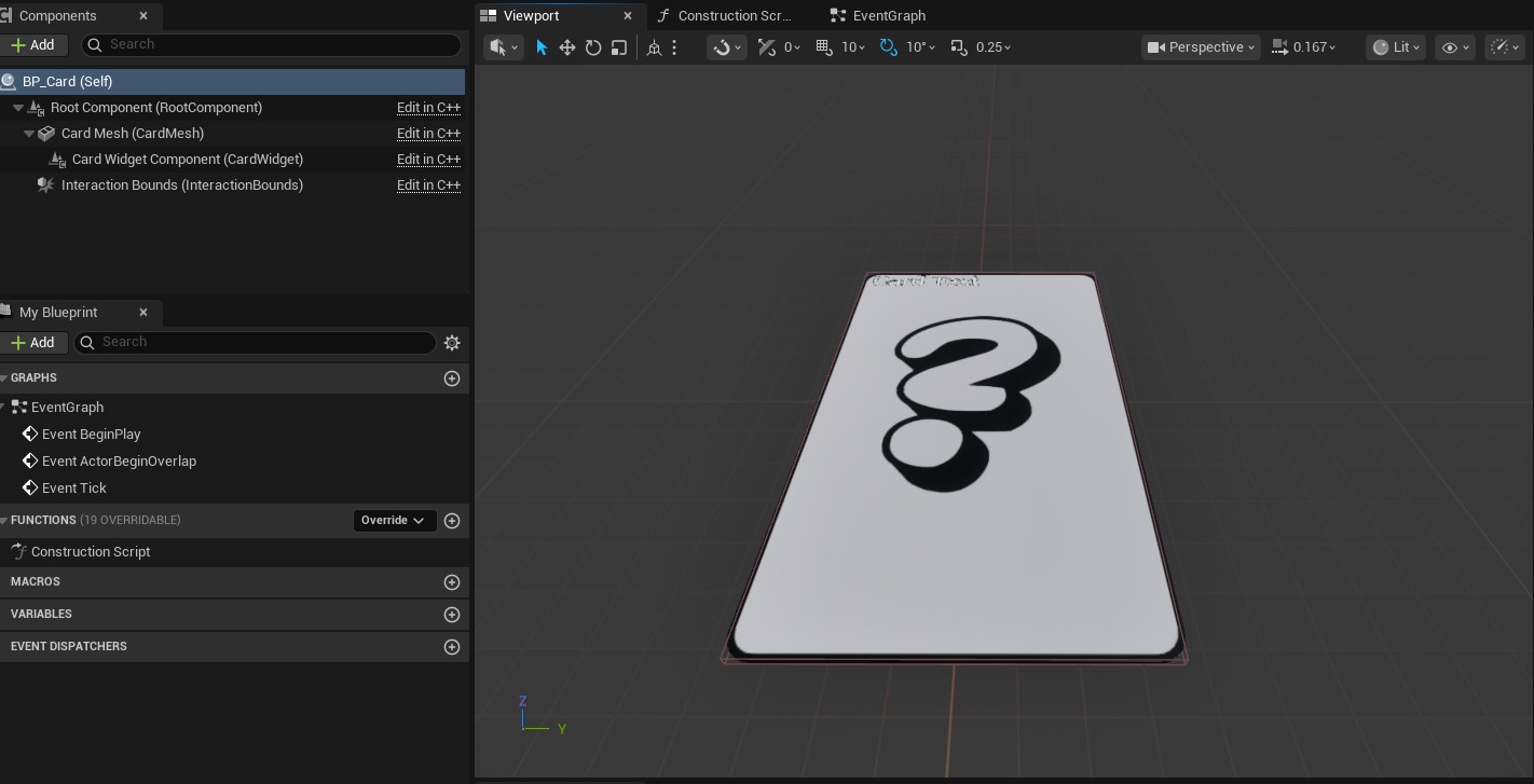 Animated Card Actor