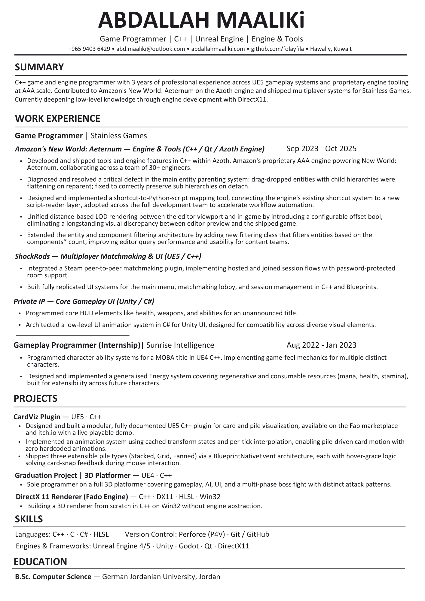Resume